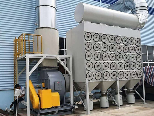 132*2000mm Filter Bag Size Industrial Portable Dust Extractor for Heavy Duty Polishing